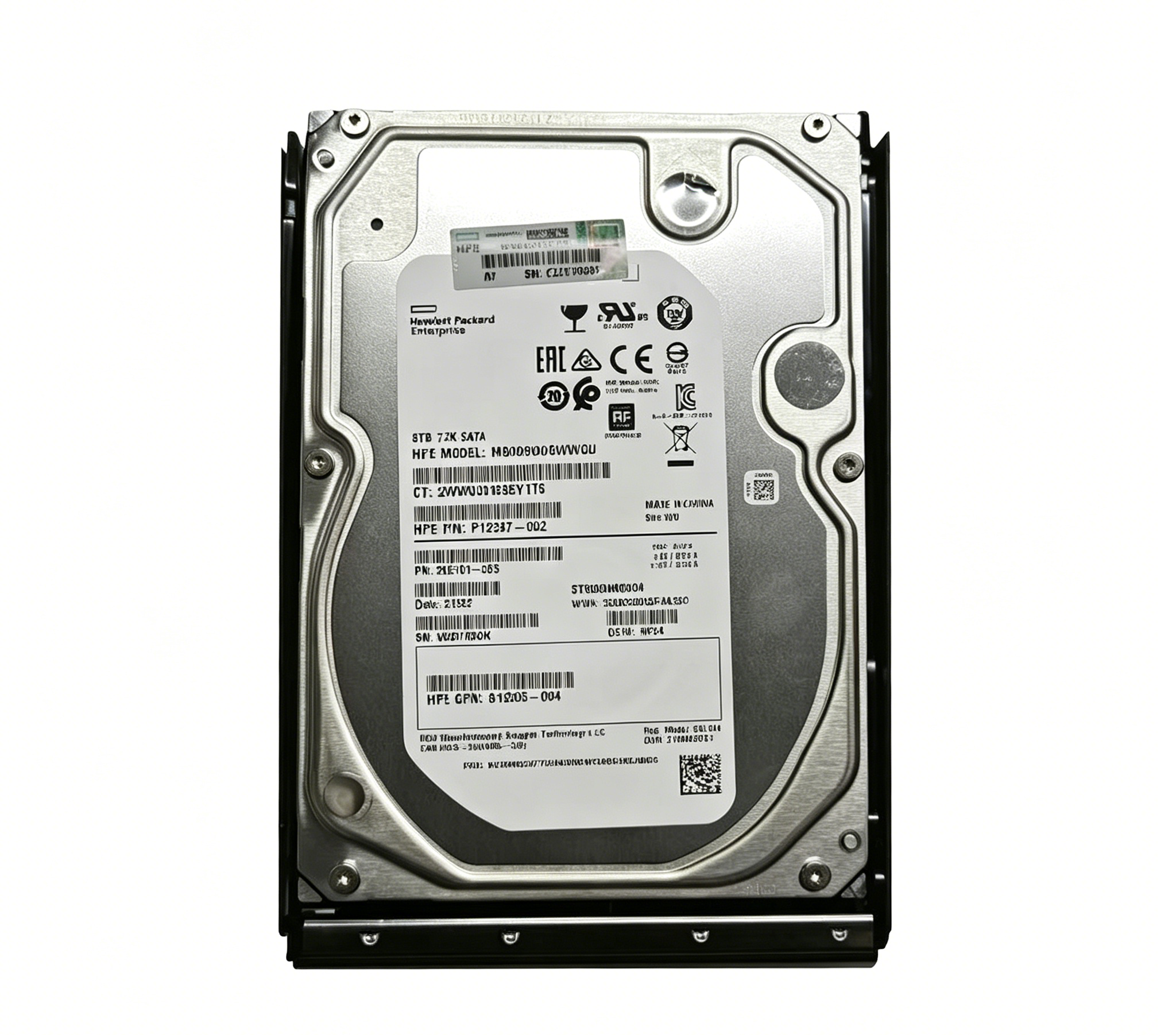 HPE 819203-B21 8TB 7200RPM 3.5in DS SATA 6G SC Midline G9 G10 HDD